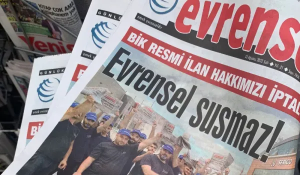 Το καθεστώς Ερντογάν φιμώνει τον λογαριασμό της Evrensel και άλλων 32 λογαριασμών στο Χ (FKA Twitter) – Δεν θα περάσει η λογοκρισία!