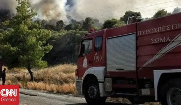 Χωρίς ενεργό μέτωπο η φωτιά που πέρασε από τη Βουλγαρία στο Σουφλί