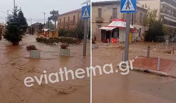 Κακοκαιρία: 112 στην Εύβοια, πλημμύρες στη Ρόδο και ζημιές στη Σκιάθο