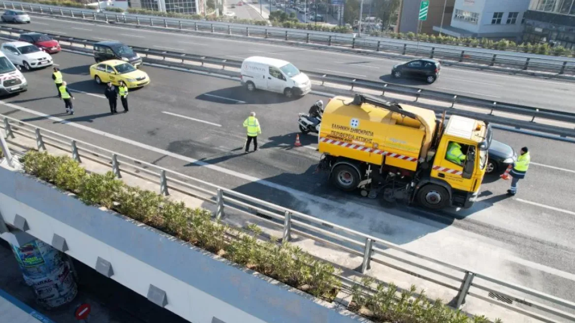 Τροχαίο στον Κηφισό προκαλεί ουρά έως 10 χιλιομέτρων