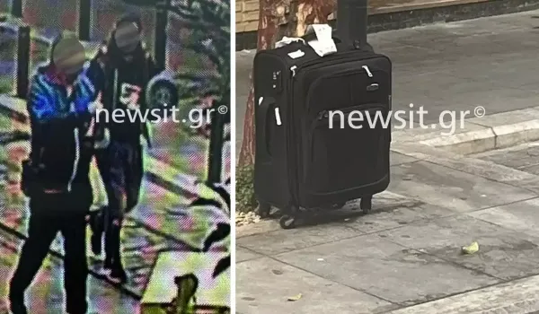Αστυνομικός έλεγχος για εγκαταλελειμμένη βαλίτσα στη Θεσσαλονίκη