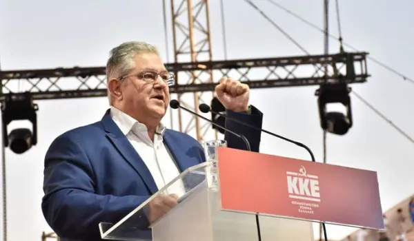 Κουτσούμπας συναντήθηκε με σωματεία των Μεταλλείων Κασσάνδρας για μισθούς και ασφάλεια